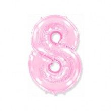  Цифра "8" розовый