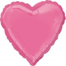 Сердце Розовый Сатин Люкс  / Satin Luxe Flamingo Heart S15