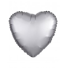Сердце Платина Сатин Люкс  / Satin Luxe Platinum Heart S15